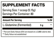 HD Muscle Gluta-HD, 80 Servings Nutrition Panel - SupplementSource.ca