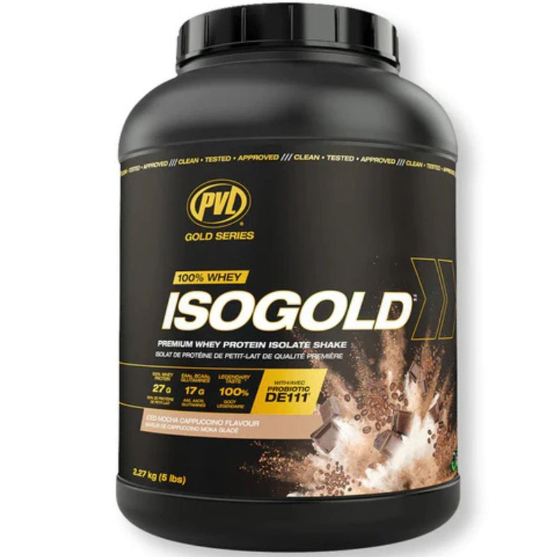 PVL IsoGold 5lbs Iced Mocha Cappuccino - SupplementSource.ca
