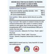MapleLife Ultra Omega-3 Nutrition Panel French - SupplementSource.ca