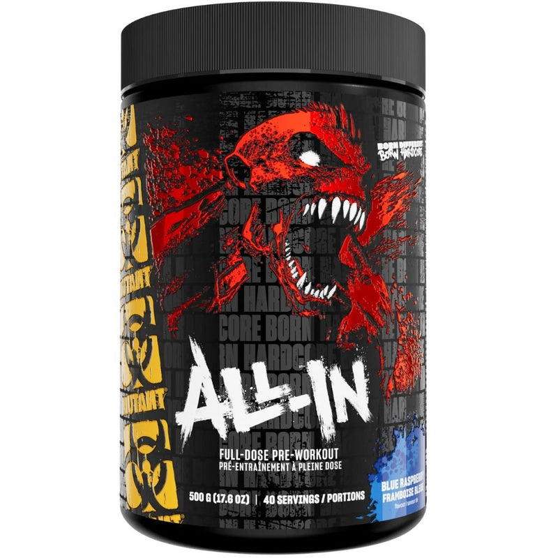 Mutant ALL-IN, 40 Serving Blue Raspberry - SupplementSource.ca