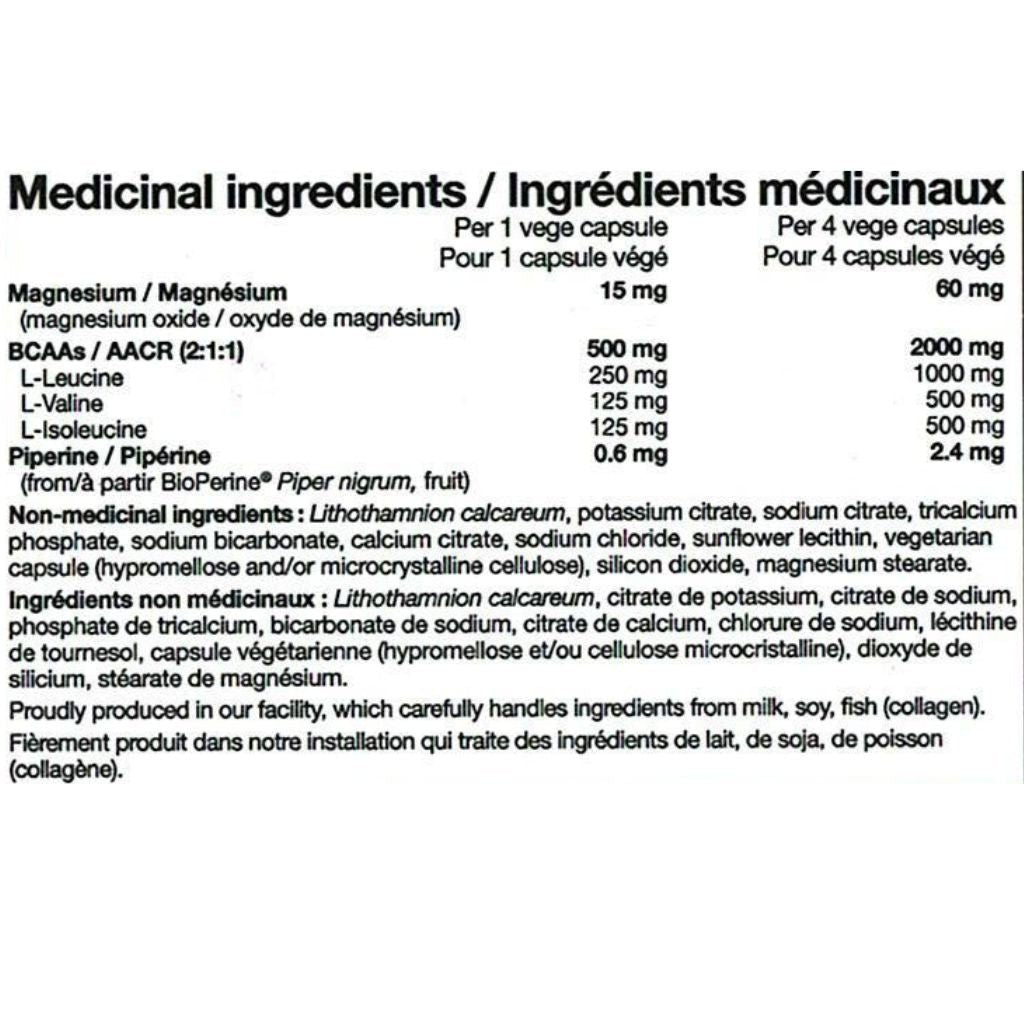 Mutant BCAA, 200 VCaps Nutrition Panel - SupplementSource.ca