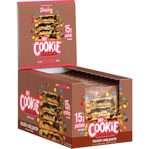 My Cookie Dealer Protein Cookies, Chocolate Candy Ganache, 12/Box -SupplementSource.ca