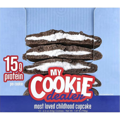 My Cookie Dealer Protein Cookies, Most Loved Childhood Cupcake, 12/Box -SupplementSource.ca