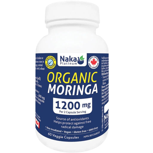 Naka Platinum Organic Moringa, 60 VCaps - SupplementSource.ca