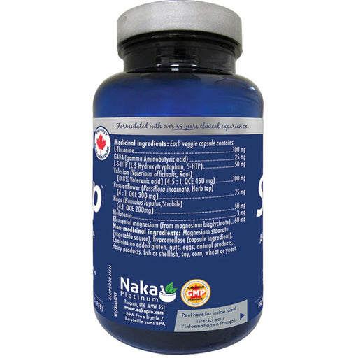 Naka Platinum Pro Sleep Nutrition Panel, 75 VCaps - SupplementSource.ca