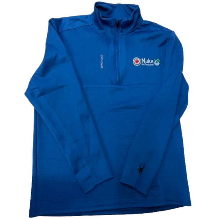 Naka Platinum Spyder 1/4 Zip Pullover Blue - SupplementSource.ca