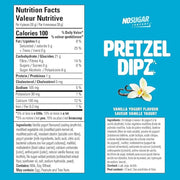 No Sugar Company Pretzel Dipz. Vanilla Yogurt Nutrition Panel - SupplementSource.ca