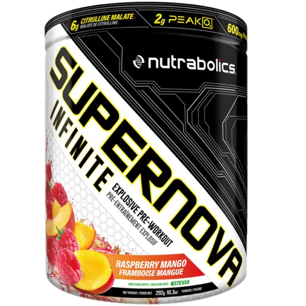 Nutrabolics Supernova Infinite, 20 Servings Raspberry Mango - SupplementSource.ca