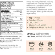 Nutraphase Clean Beans Box, Sweet Mesquite BBQ Nutrition Panel - SupplementSource.ca