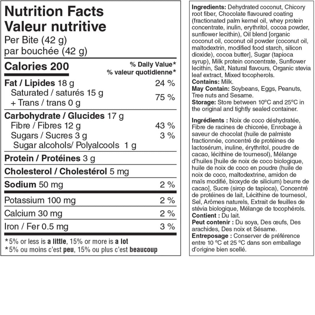 Nutraphase CleanFats Clusters - 1 Box Nutrition Panel - SupplementSource.ca