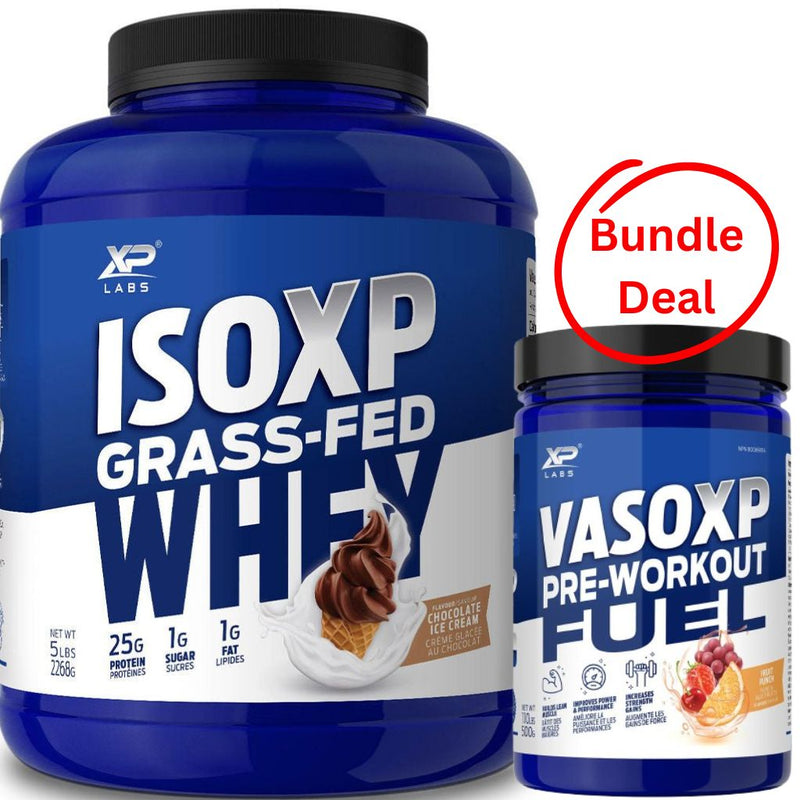 XP Labs IsoXP 5lb Chocolate VasoXP Bundle - SupplementSource.ca