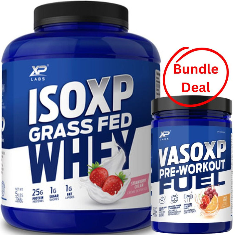 XP Labs IsoXP 5lb Strawberry VasoXP Bundle - SupplementSource.ca