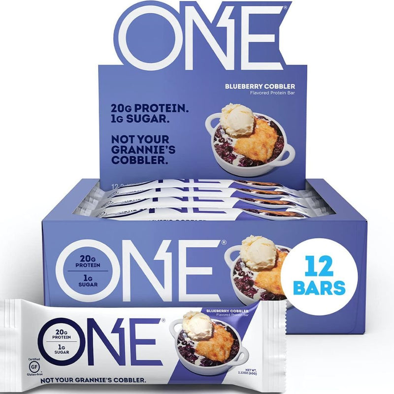 One Brand ONE Bar Box Blueberry Cobbler - SupplementSource.ca