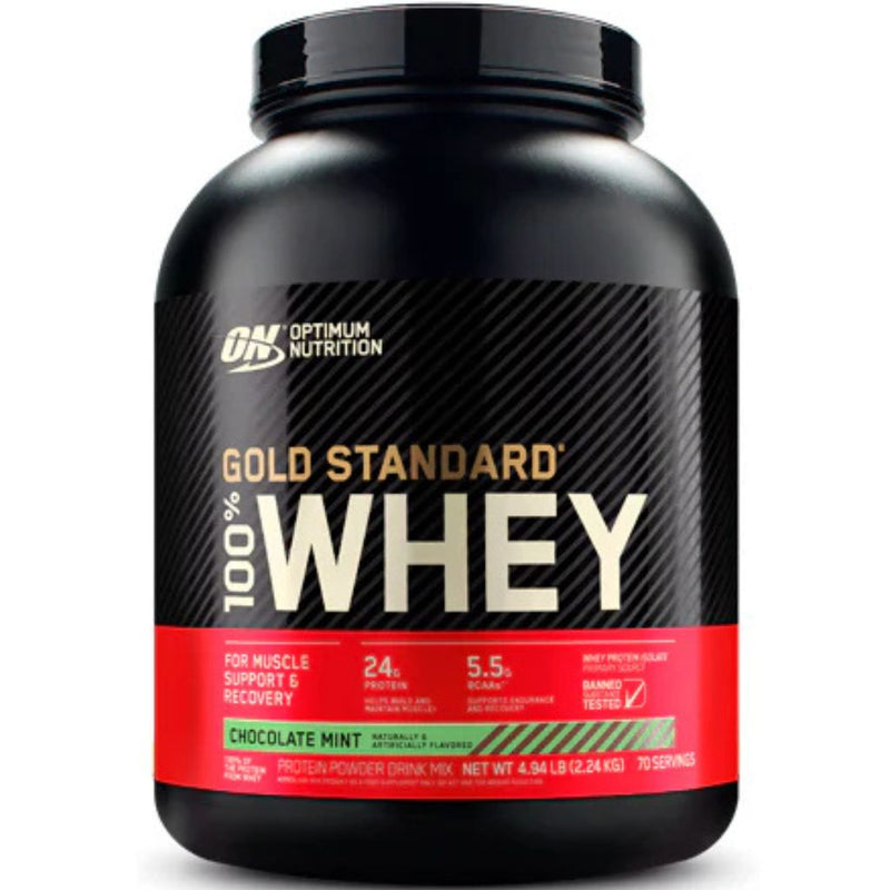 Gold Whey Standard 5lb Chocolate Mint - SupplementSource.ca