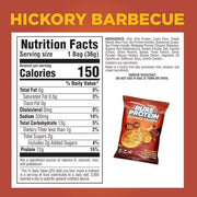Pure Protein Popped Crisps Hickory BBQ Nutrition Panel - SupplementSource.ca