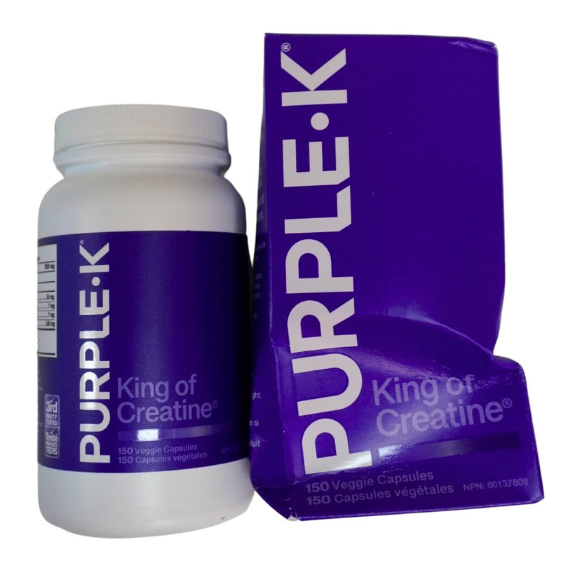 Purple-K Creatine, 150 Vcaps Dented Box - SupplementSource.ca