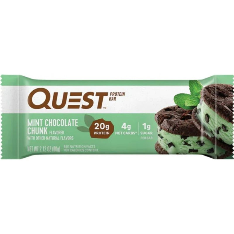 Quest Bars Mint Chocolate Chunk - SupplementSource.ca is your low carb source