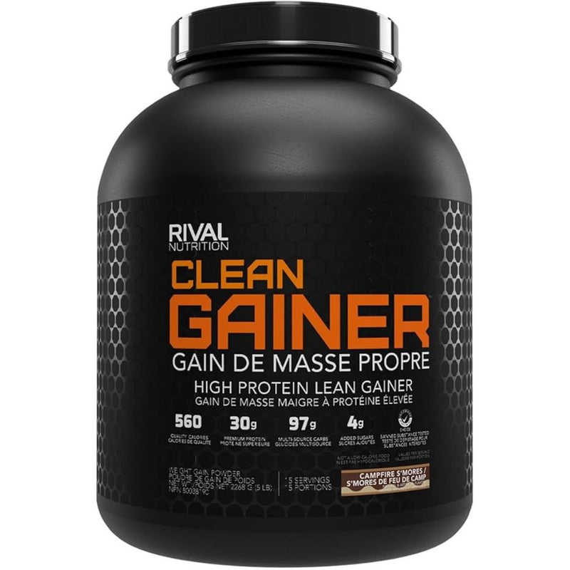 Rival CLEAN GAINER, 5lb Campfire Smores - SupplementSource.ca