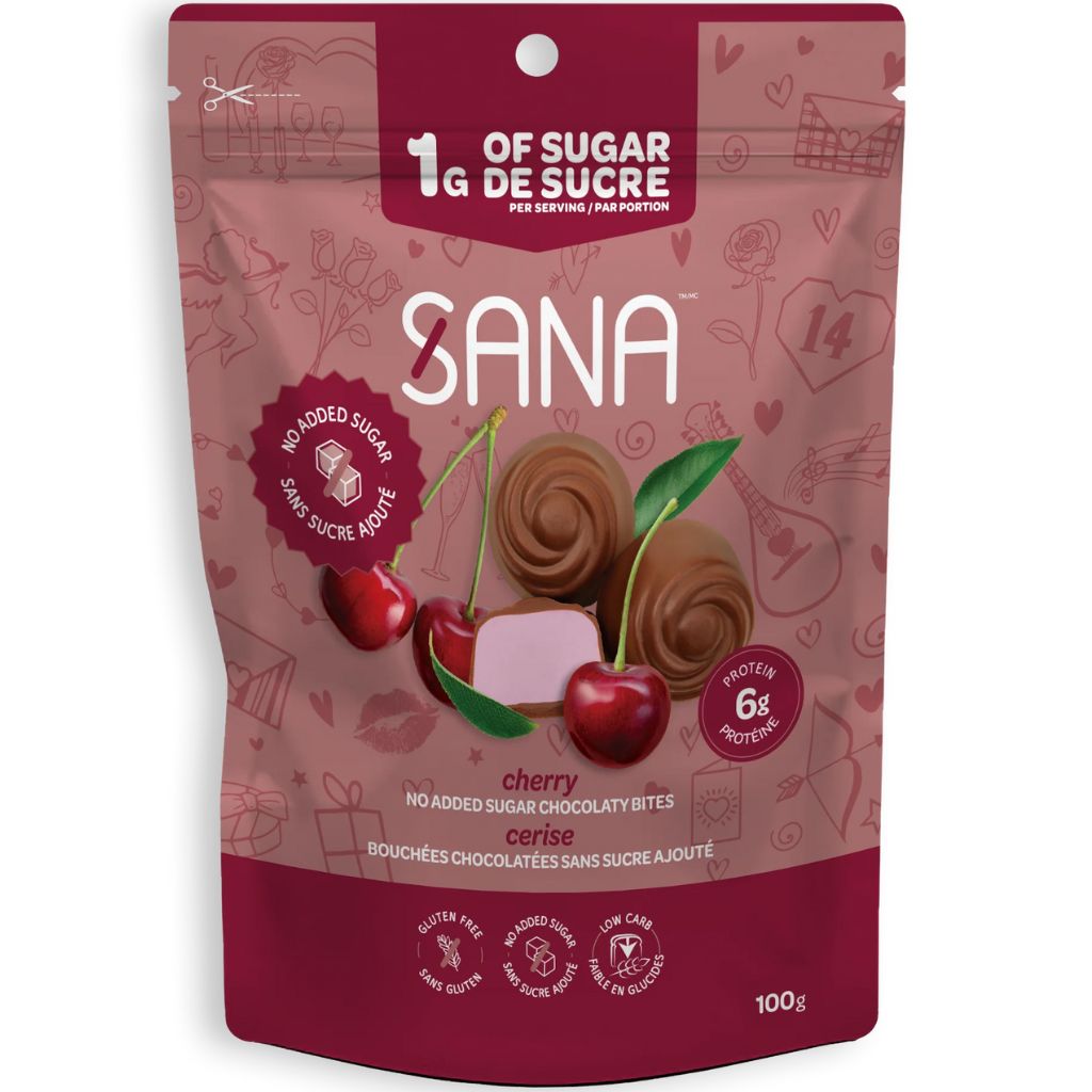 Sana CHOCOLATE PROTEIN BITES, 100g — SupplementSource.ca