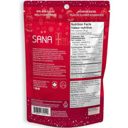 Sana Protein Bites Double Chocolate Nutrition Panel - SupplementSource.ca