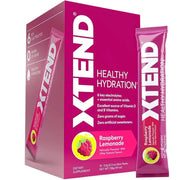 Xtend Healthy Hydration Powder 15 Stick Packets Raspberry Lemonade - SupplementSource.ca
