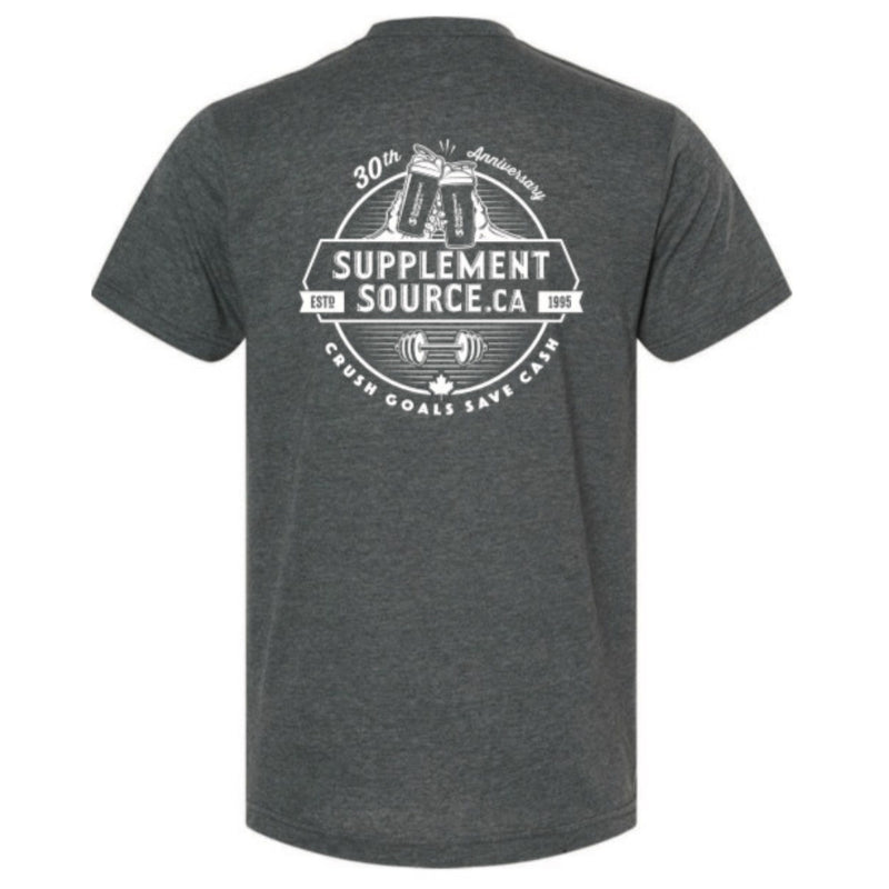 SS.ca 30th Anniversary T-Shirt Rear - SupplementSource.ca