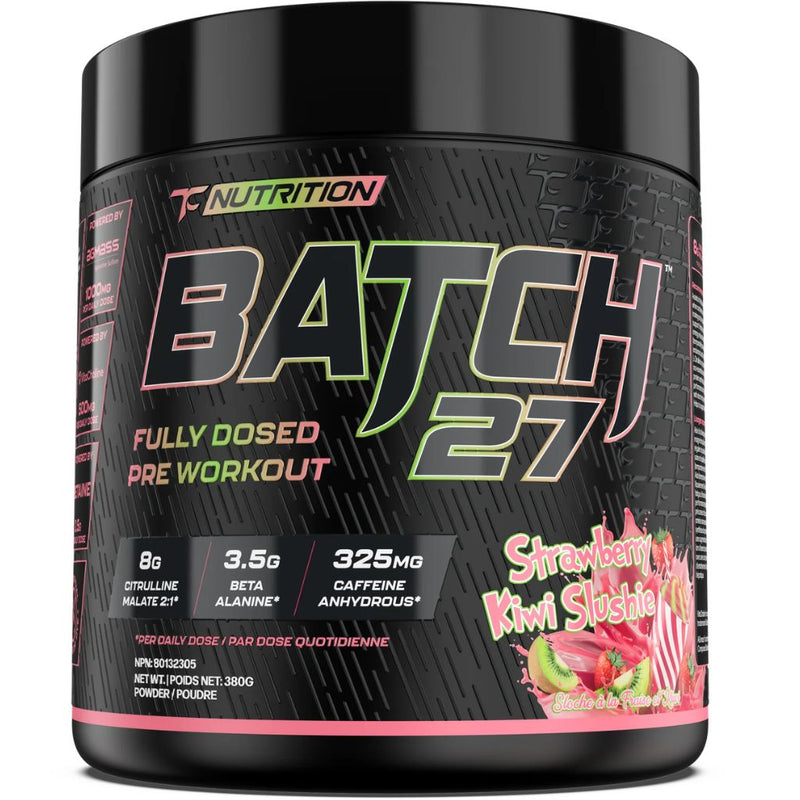 TC Nutrition Batch 27, 40 Servings Strawberry Kiwi Slushie - SupplementSource.ca