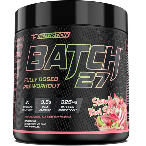 TC Nutrition Batch 27, 40 Servings Strawberry Kiwi Slushie - SupplementSource.ca
