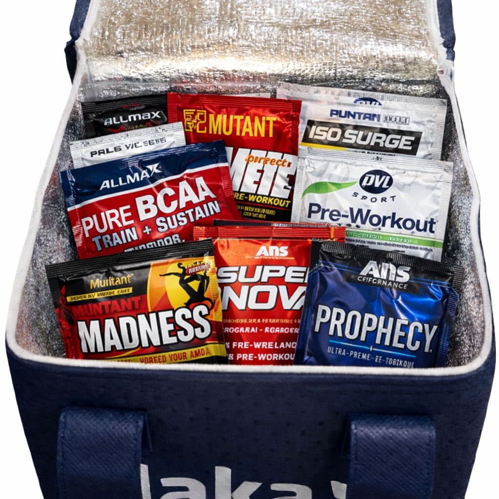 Thermal Lunch Bag 7 Sample Pack Combo - SupplementSource.ca