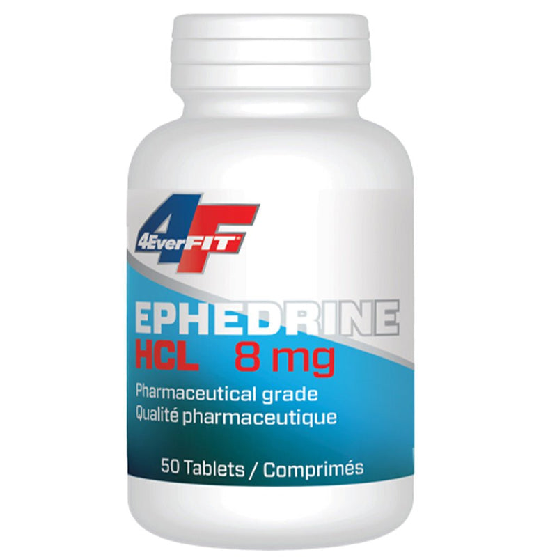 4Ever Fit EPHEDRINE - 50 x 8mg Tabs - SupplementSource.ca