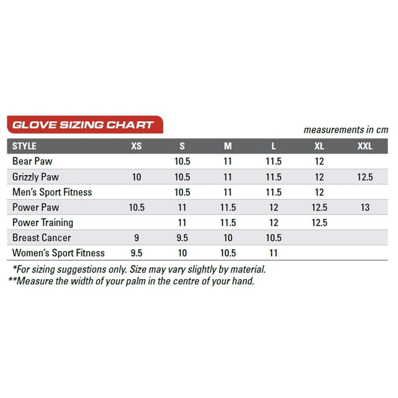 Grizzly GANTS D'ENTRAÎNEMENT POUR HOMMES SPORTS ET FITNESS LAVABLES - 8737-04 