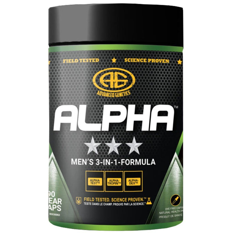 Advanced Genetics ALPHA, 90 Caps - SupplementSource.ca