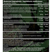 Advanced Genetics ALPHA, 90 Caps  Nutritional Panel- SupplementSourceca