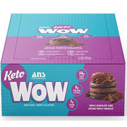 ANS Performance KETO WOW Bars, 12 bars x 40g  Triple Chocolate Cake - SupplementSource.ca