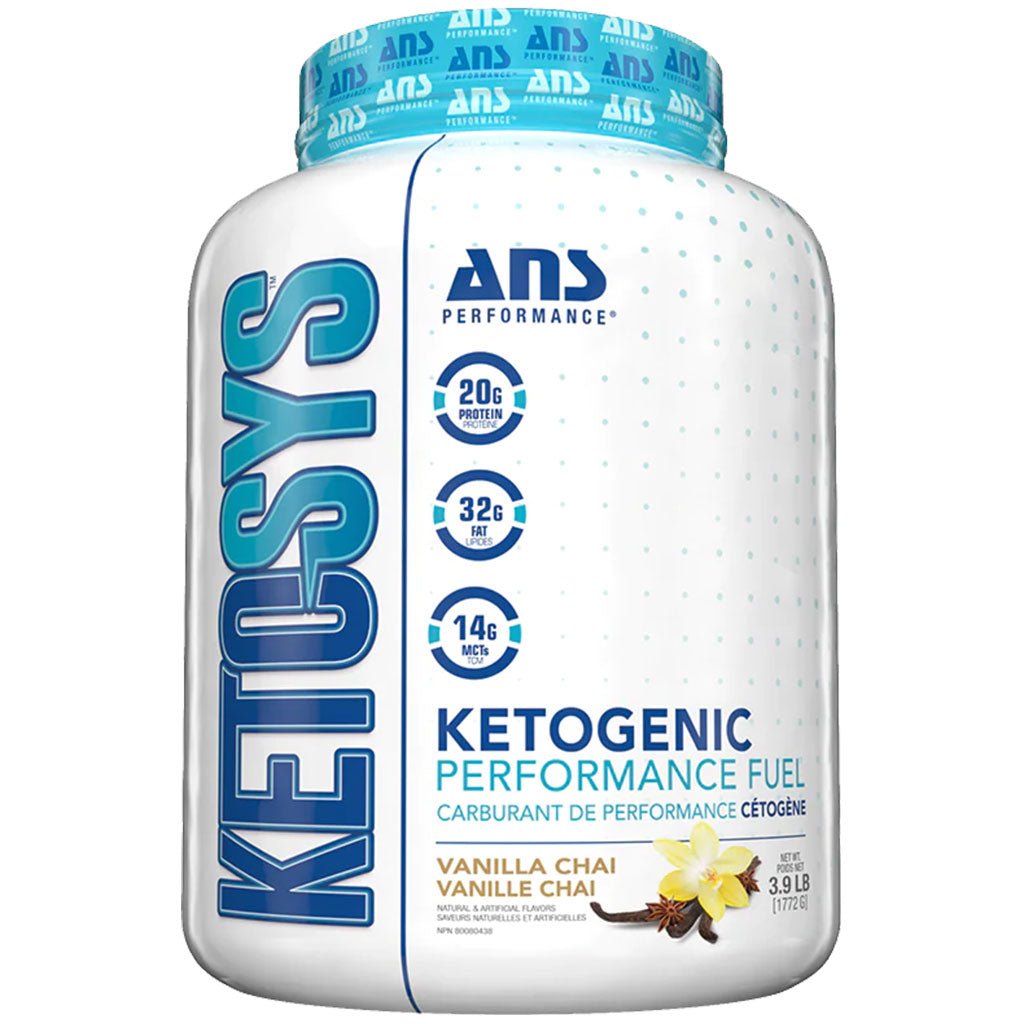 ANS Performance KETOSYS (Keto Support Protein), 3.9lbs Vanilla Chai - SupplementSource.ca