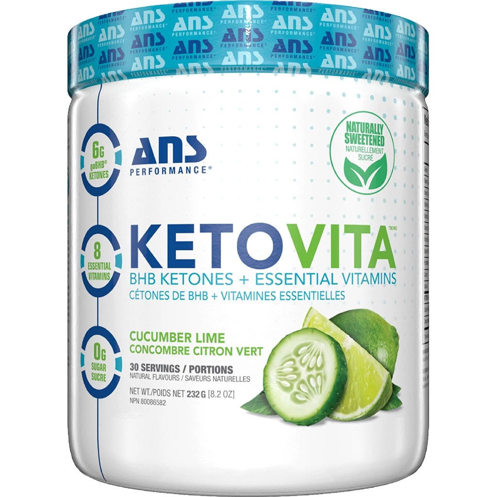 ANS Performance KetoVita, 30 Servings Cucumber Lime - SupplementSource.ca