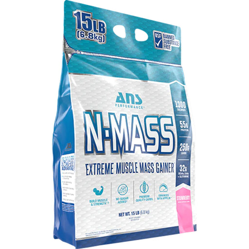 ANS Performance N-Mass 15 lbs Strawberry - SupplementSource.ca
