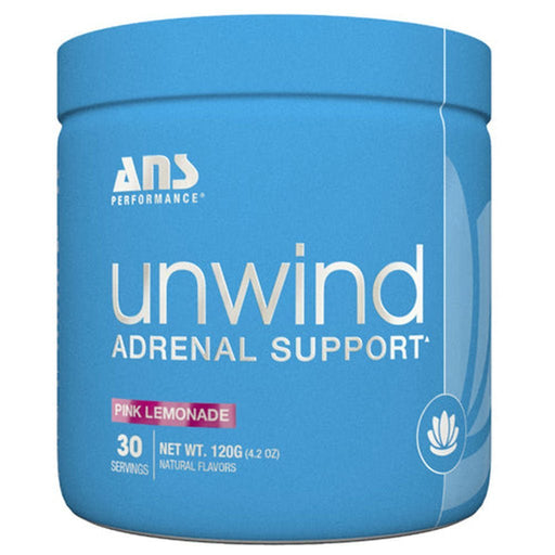 ANS Performance-Unwind Adrenal Support 30 Servings Pink Lemonade - SupplementSource.ca