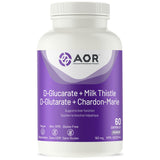 AOR D-Glucarate + Milk Thistle, 60 Capsules - SupplementSource.ca