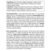 ATP Lab Supreme Beef Protein, 850g Ingredients - SupplementSource.ca