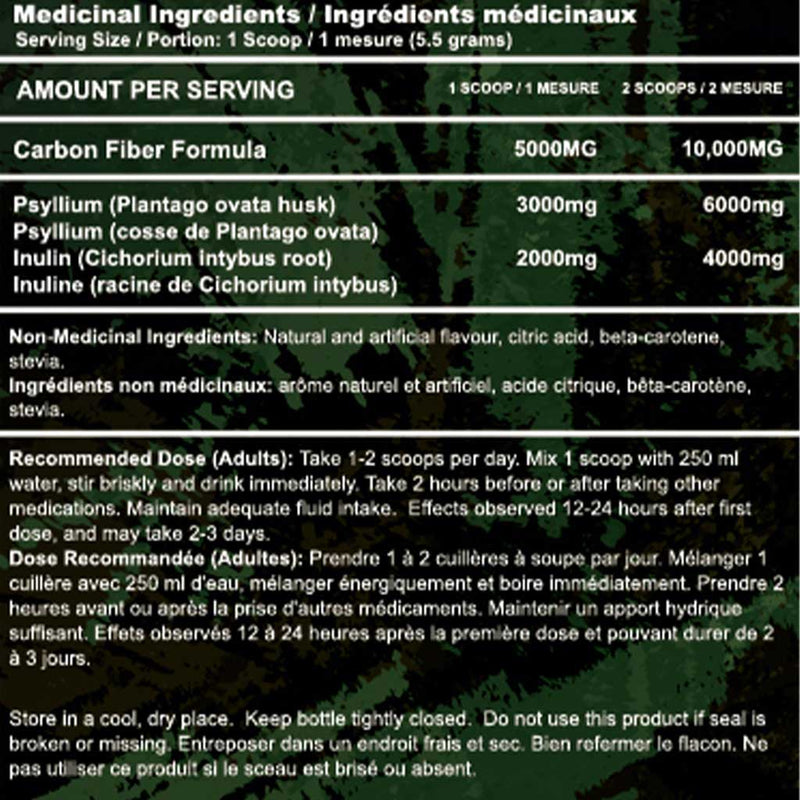 Advanced Genetics CARBON FIBER (Prebiotic Fiber), 60 Servings