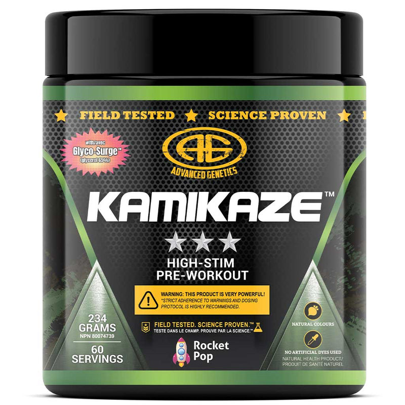 Advanced Genetics Kamikaze w/ Glyco-Surge 60 Servings Rocket Pop - SupplementSource.ca