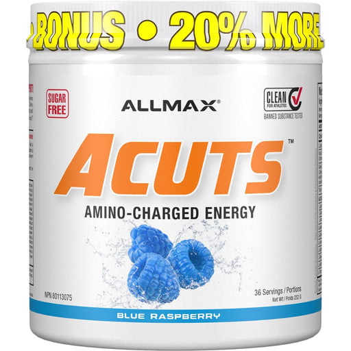 Allmax Amino Cuts (A:Cuts) Dye Free 36 Servings Blue Raspberry - SupplementSource.ca