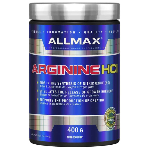 Allmax ARGININE HCL (80 Servings), 400g- SupplementSourceca