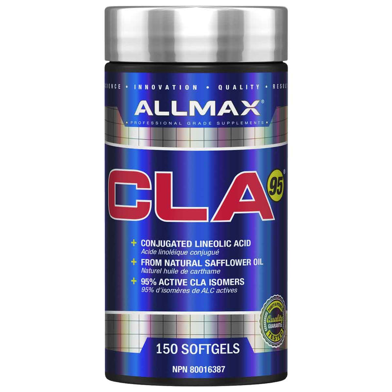 Allmax CLA 95, 150 Softgels *Bonus Size - SupplementSourceca
