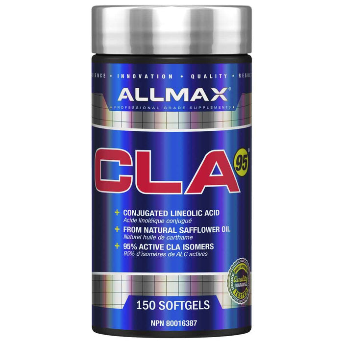 Allmax CLA 95, 150 Softgels *Bonus Size - SupplementSourceca