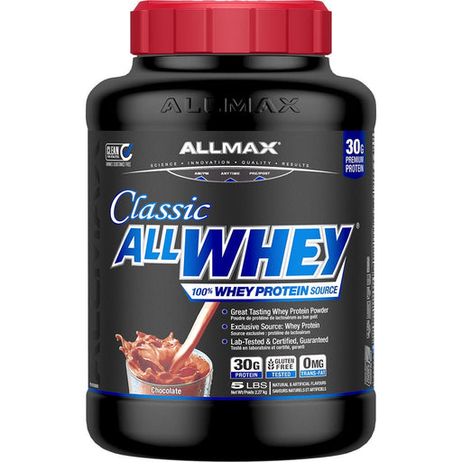 Allmax Classic AllWhey 5lb Chocolate - SupplementSource.ca