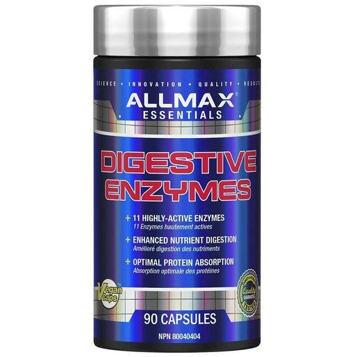 Allmax DIGESTIVE ENZYMES, 90 VCaps - SupplementSourceca