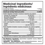 Allmax DIGESTIVE ENZYMES, 90 VCaps Nutritional Panel - SupplementSourceca