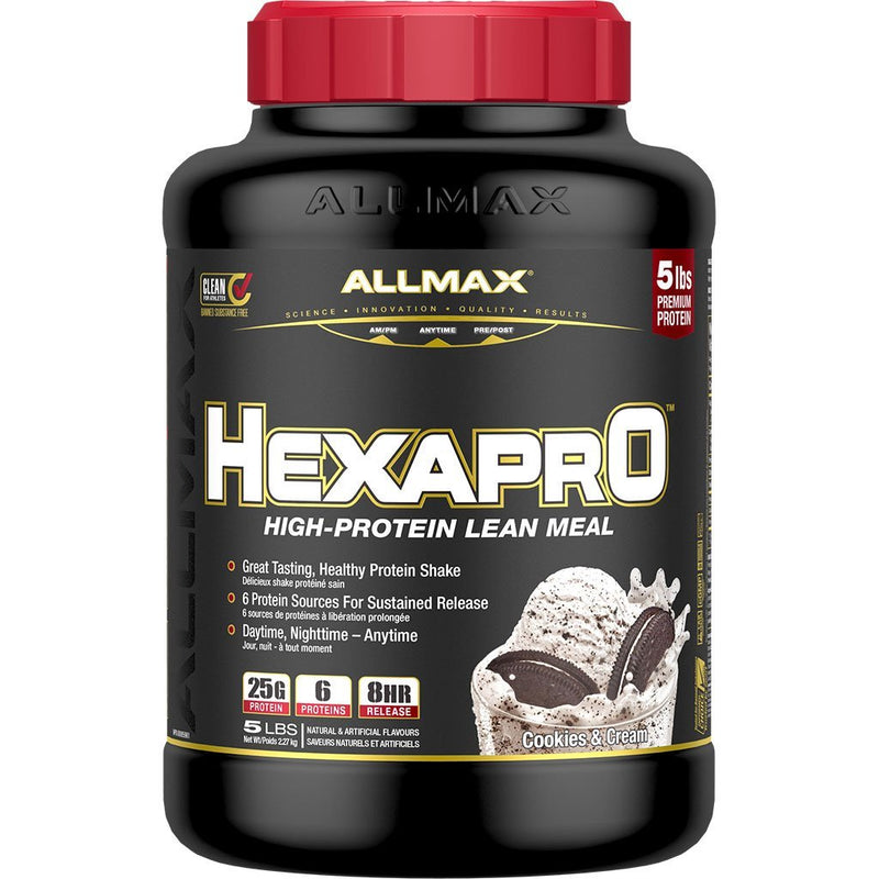 Allmax Hexapro 5lbs Cookies & Cream - SupplementSource.ca